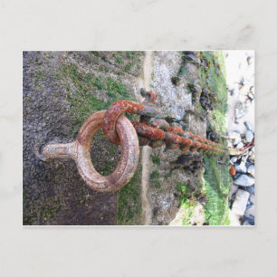 St. Ives Boat Chain Postcard