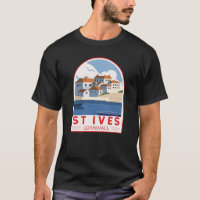 St Ives Cornwall England Retro Travel Art Vintage 