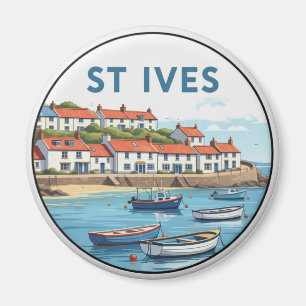 St. Ives Cornwall England Travel Magnet