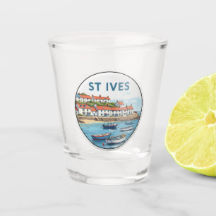 St. Ives Cornwall England Travel Shot Glass