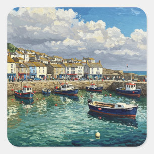 St. Ives Cornwall England Travel Square Sticker