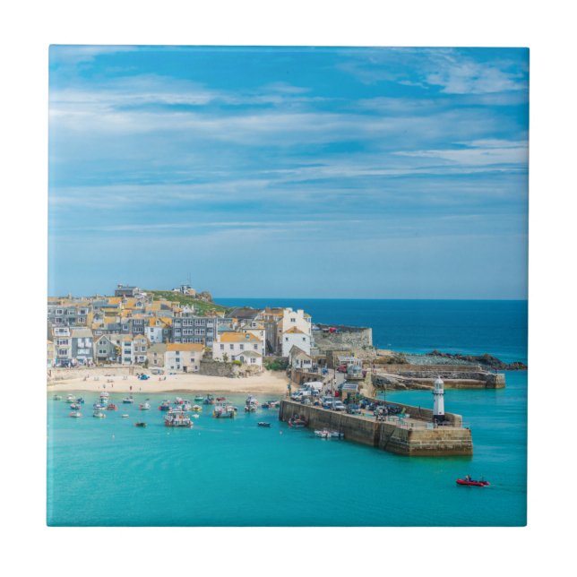 St. Ives Cornwall England, United Kingdom Europe Tile (Front)