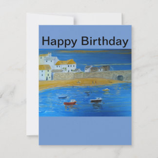 St Ives Cornwall S.W.England card, add name,  Holiday Card