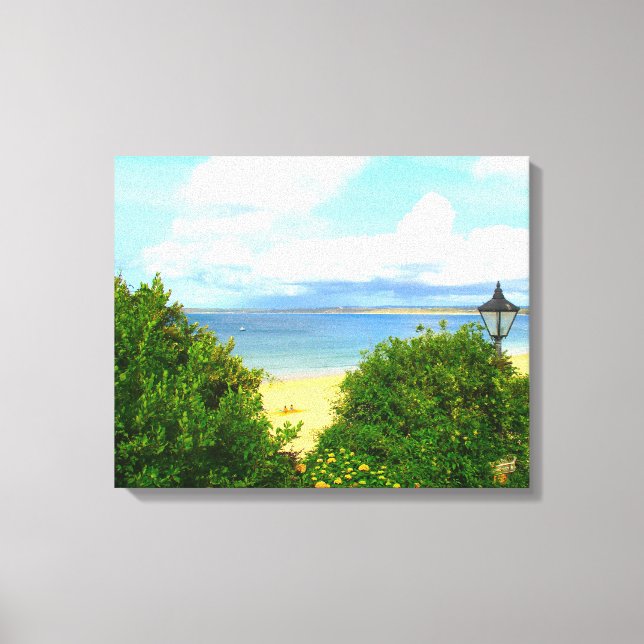 St Ives Cornwall Sea and Landscape Canvas Print (Front)