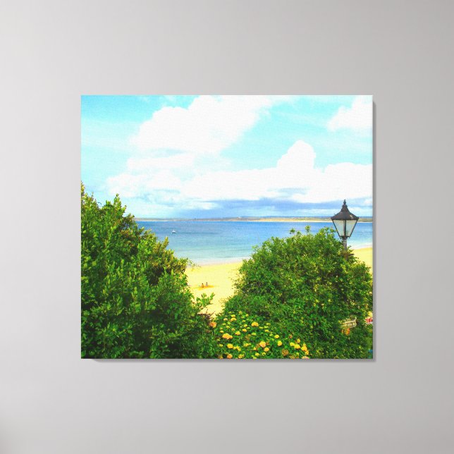 St Ives Cornwall Sea and Landscape Canvas Print (Front)