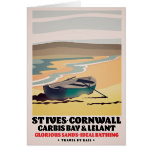 St Ives Cornwall Travel Poster