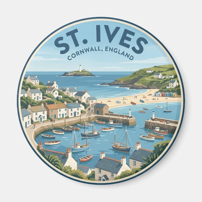 St. Ives England Magnet (Front)