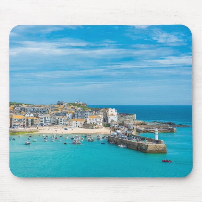 St Ives skyline Mouse Mat (Front)