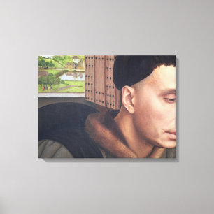 St. Ivo , detail of the Window Canvas Print