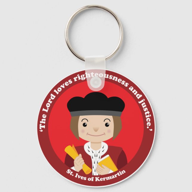 St. Ivo Kermatin Key Ring (Front)