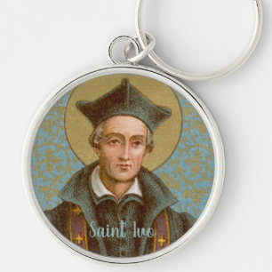 St. Ivo of Kermartin (BK 015) Key Ring