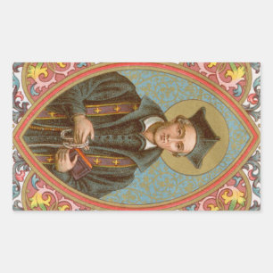 St. Ivo of Kermartin (BK 015) Rectangular Sticker