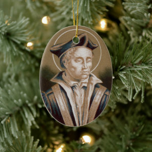 St. Ivo of Kermartin (M 005) Ceramic Tree Decoration