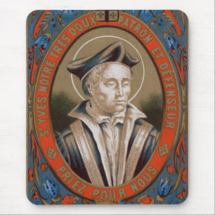 St. Ivo of Kermartin (M 005) Mouse Mat