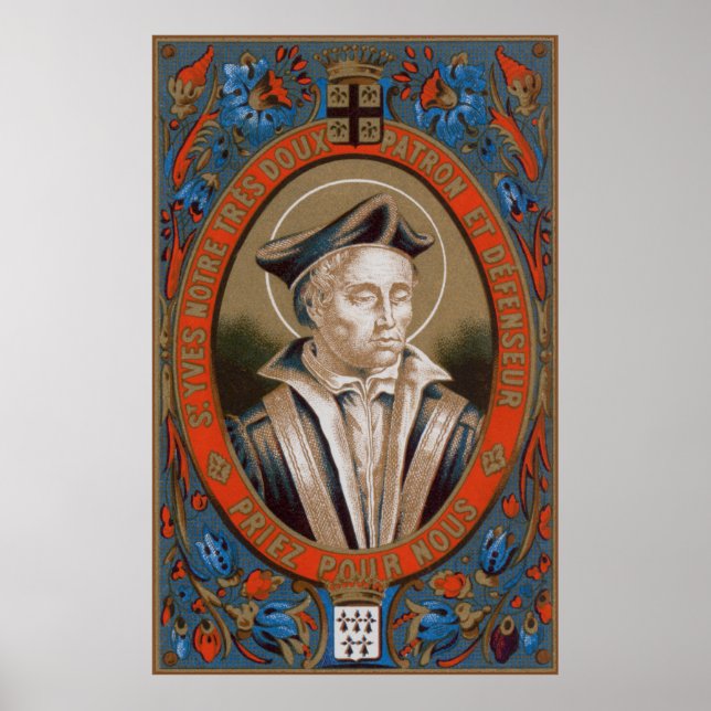 St. Ivo of Kermartin (M 005) Poster (Front)