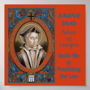 St. Ivo of Kermartin (M 005) Poster