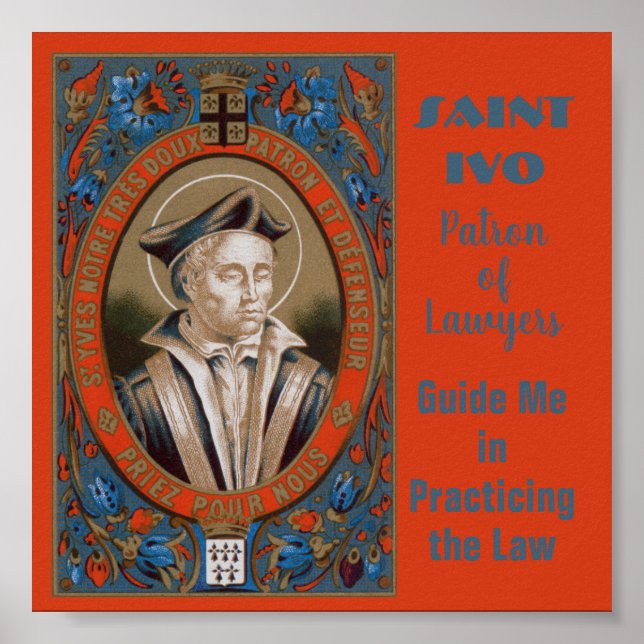 St. Ivo of Kermartin (M 005) Poster (Front)