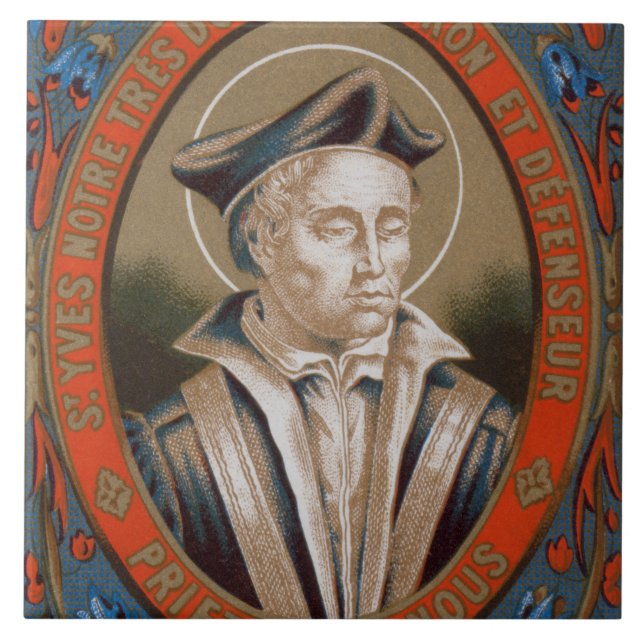 St. Ivo of Kermartin (M 005) Tile (Front)
