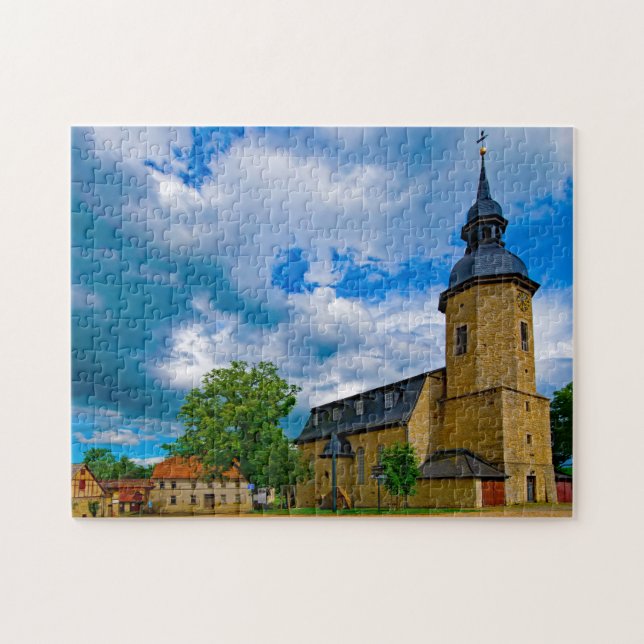 St Jacobi Church Dornburg. Jigsaw Puzzle (Horizontal)