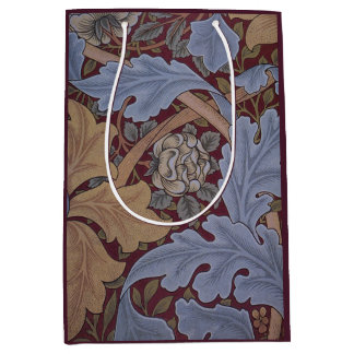 St. James Acanthus Leaf Pattern by William Morris Medium Gift Bag