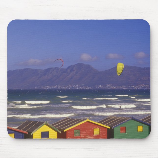 St. James Bay Bathing Boxes, near Capetown, 2 Mouse Mat (Front)