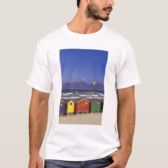 St. James Bay Bathing Boxes, near Capetown, 2 T-Shirt (Front)
