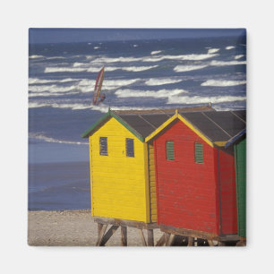 St. James Bay Bathing Boxes, near Capetown, 3 Magnet