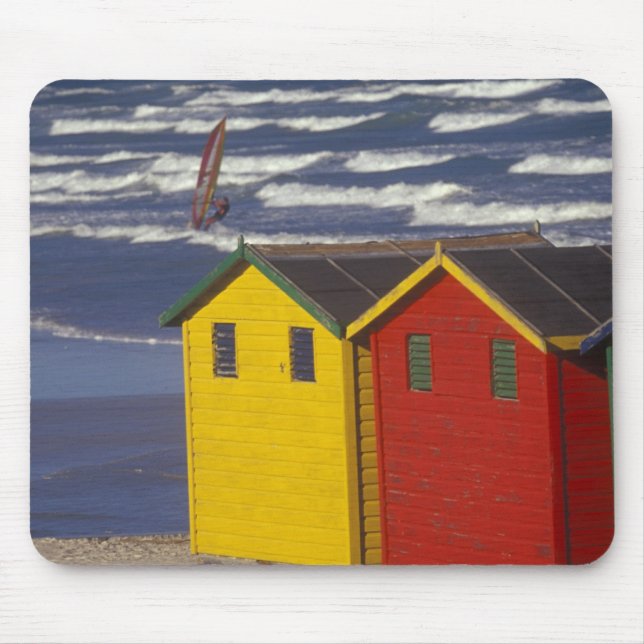 St. James Bay Bathing Boxes, near Capetown, 3 Mouse Mat (Front)