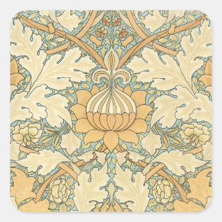 St. James by William Morris, Acanthus Leaves Square Sticker