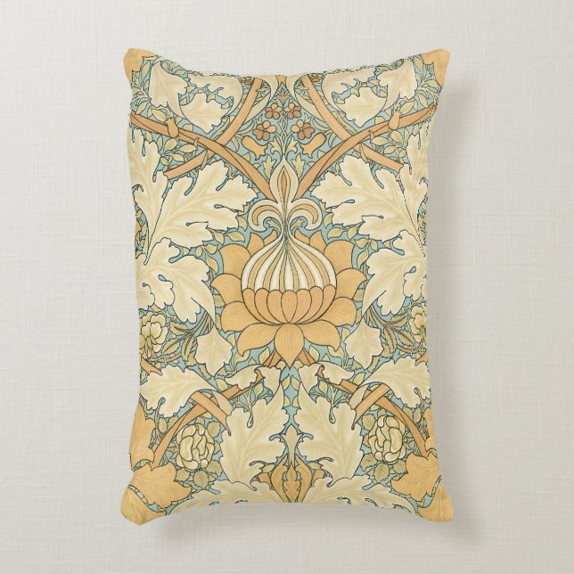 St. James by William Morris, Textile Pattern Decorative Cushion (Front(Vertical))