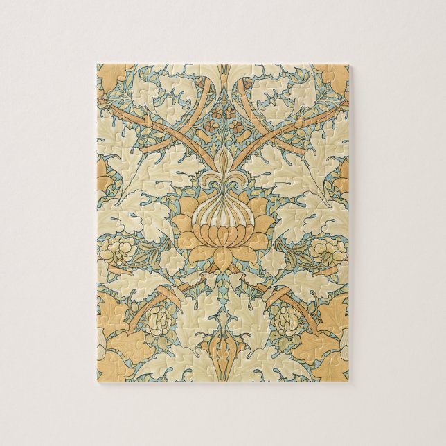 St. James by William Morris, Textile Pattern Jigsaw Puzzle (Vertical)