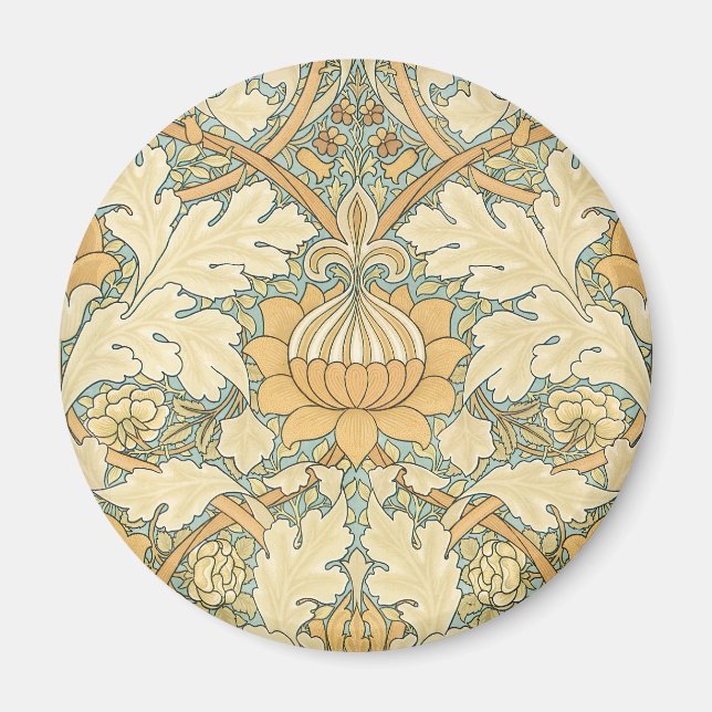 St. James by William Morris, Textile Pattern Magnet (Front)