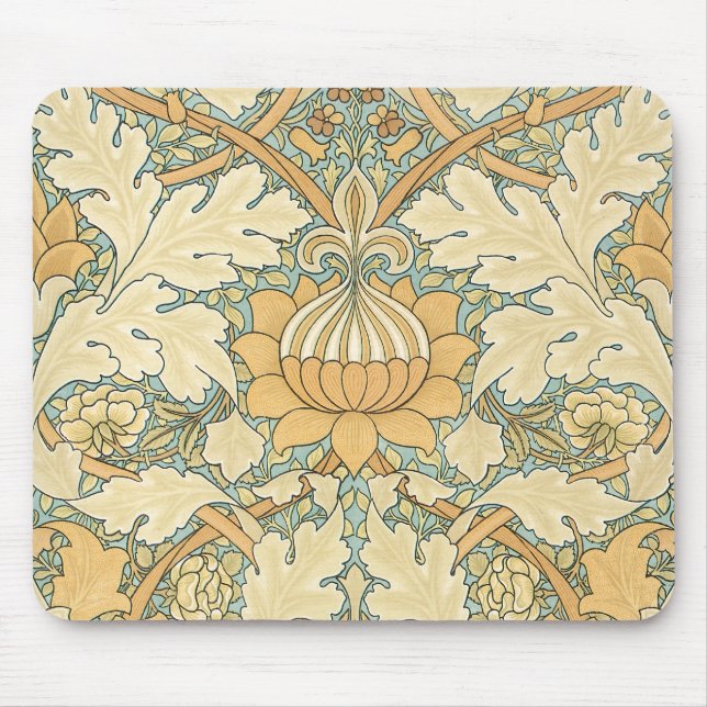 St. James by William Morris, Textile Pattern Mouse Mat (Front)