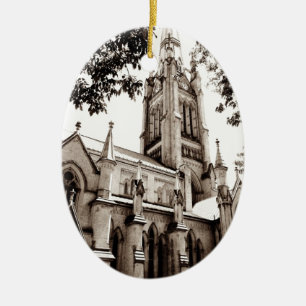 St. James' Cathedral Church Ceramic Tree Decoration