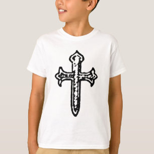 St James Cross VINTAGE BW T-Shirt