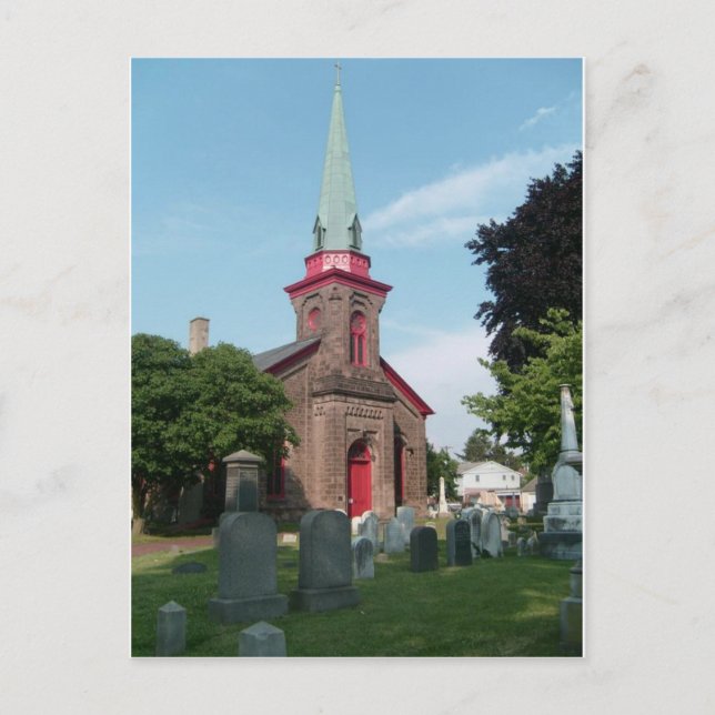 St. James Episcopal Church and Cemetery Postcard (Front)