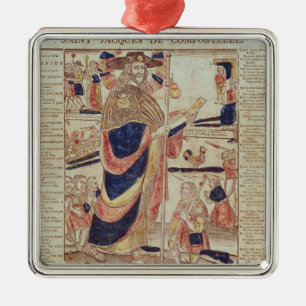 St. James of Compostela, c.1824 Metal Tree Decoration