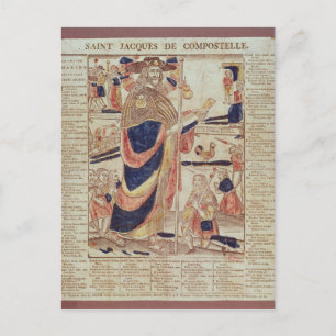 St. James of Compostela, c.1824 Postcard