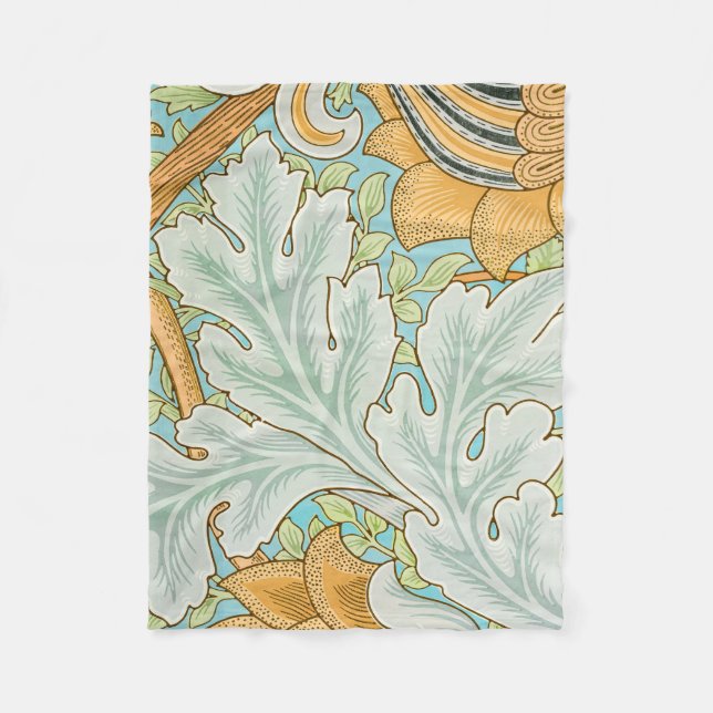 St James Pattern (by William Morris) Fleece Blanket (Front)