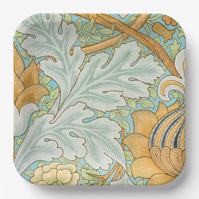 St James Pattern (by William Morris) Paper Plate (Front)