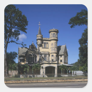 St James, Port of Spain, Trinidad, Caribbean Square Sticker
