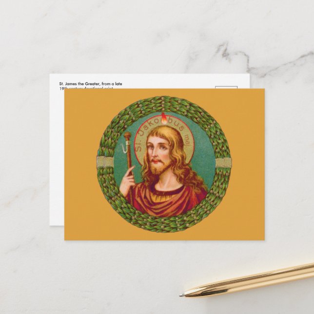 St. James the Greater (JMAS 04) Postcard (Front/Back In Situ)