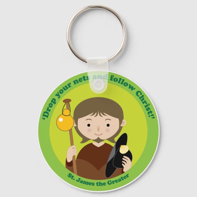 St. James the Greater Key Ring (Front)