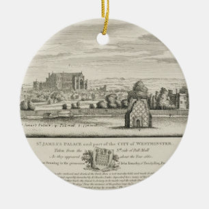 St. James's Palace and part of the City of Westmin Ceramic Tree Decoration