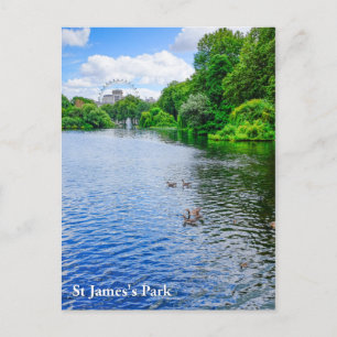 St James's Park London UK Postcard