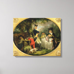 St. James's Park (oil on canvas) Canvas Print