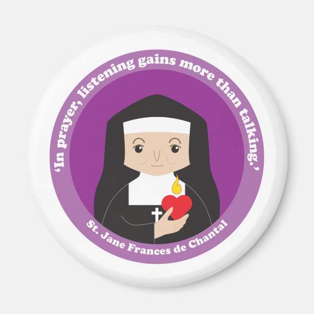 St. Jane Frances de Chantal Magnet (Front)