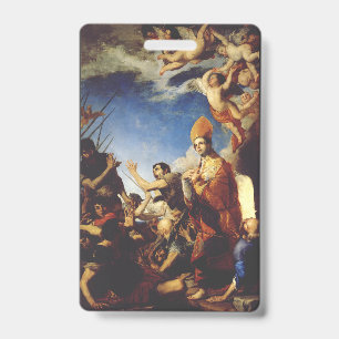 St. Januarius, Bishop of Benevento - Fine Art ID Badge