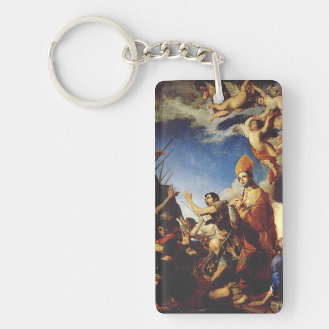 St. Januarius, Bishop of Benevento - Fine Art Key Ring (Front)