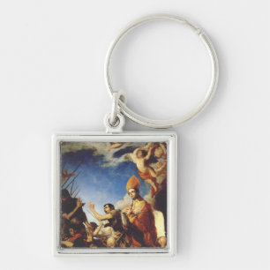 St. Januarius, Bishop of Benevento - Fine Art Key Ring